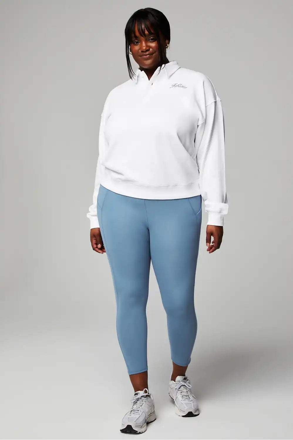 Year Round Terry Polo Sweatshirt