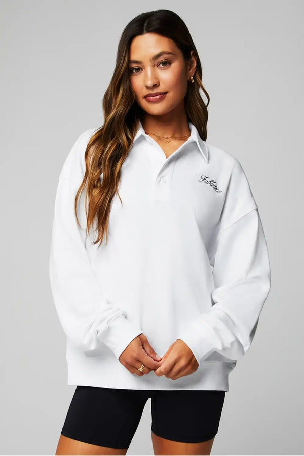Year Round Terry Polo Sweatshirt