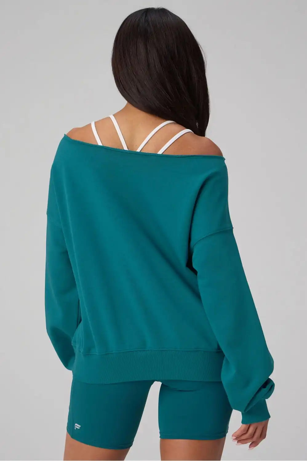 Year Round Terry Off Shoulder Sweatshirt
