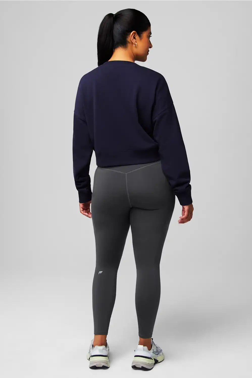 Year Round Terry Cropped Sweatshirt