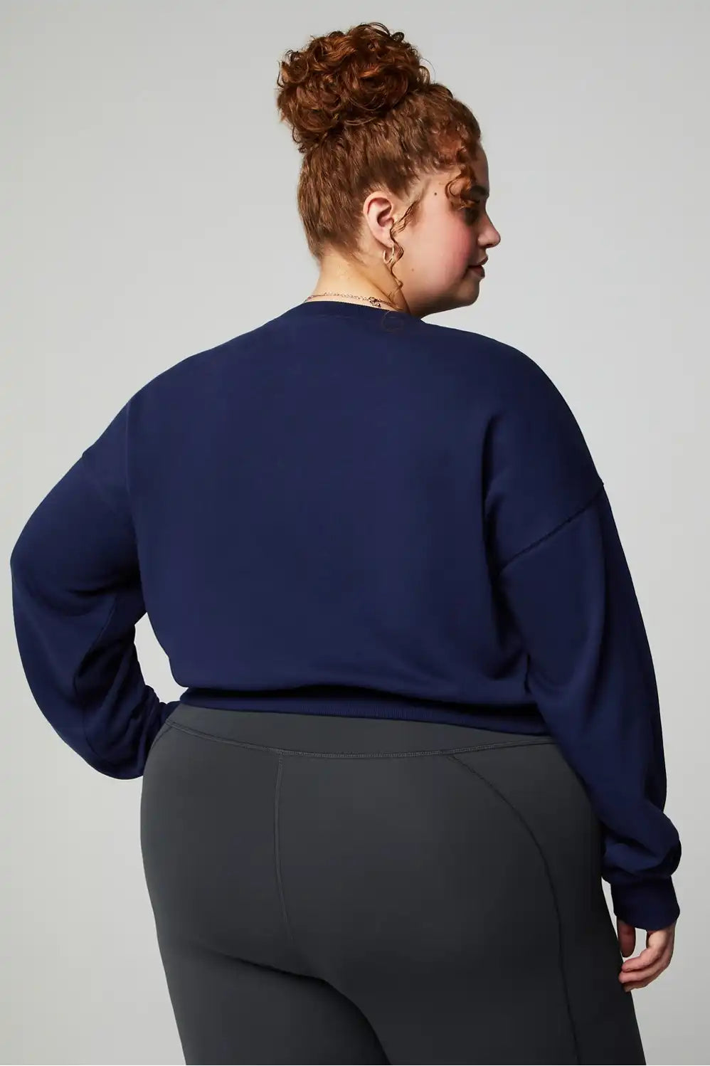 Year Round Terry Cropped Sweatshirt