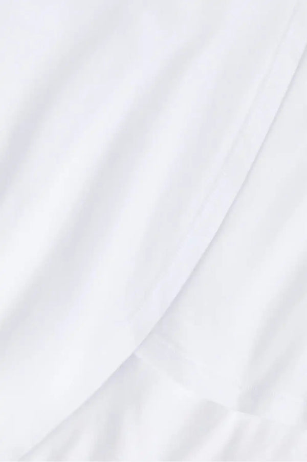 100% Cotton Cropped Boxy Long-Sleeve