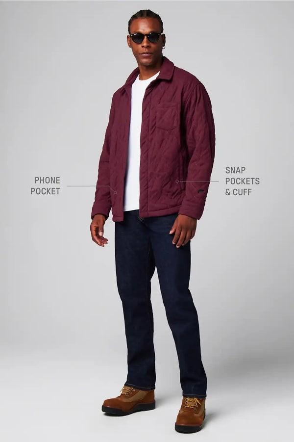 The Quilted Flannel Shirt Jacket