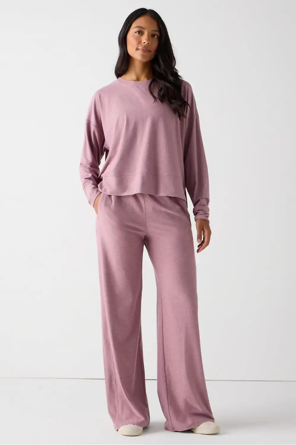 Cloud Jersey Boxy Long-Sleeve Top