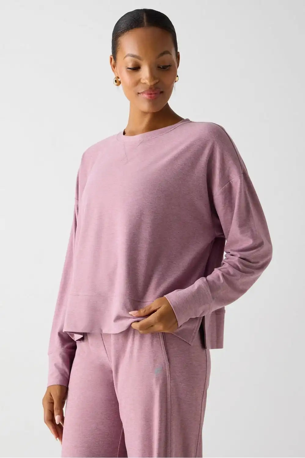 Cloud Jersey Boxy Long-Sleeve Top Main image