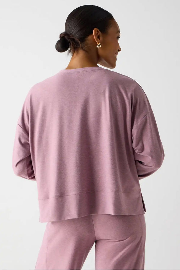 Cloud Jersey Boxy Long-Sleeve Top