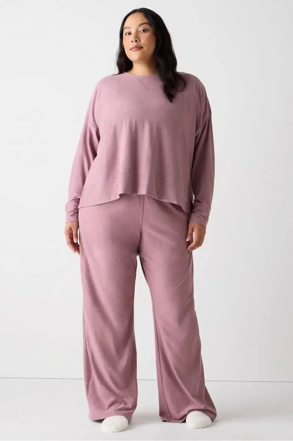 Cloud Jersey Boxy Long-Sleeve Top