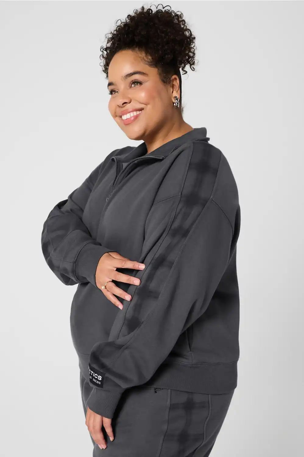 Cozy Fleece Half Zip Sweatshirt
