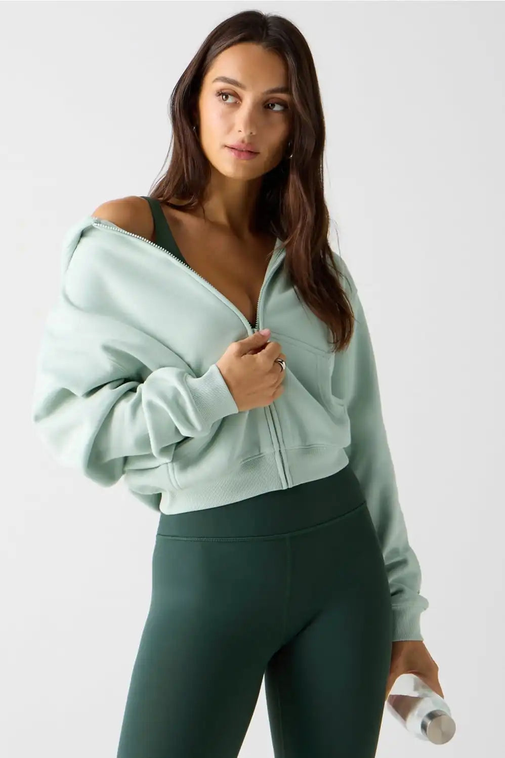 Cozy Fleece Full Zip Hoodie Main image