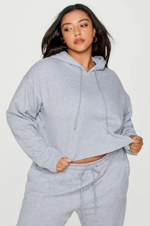 Cozy Fleece Everyday Cropped Hoodie