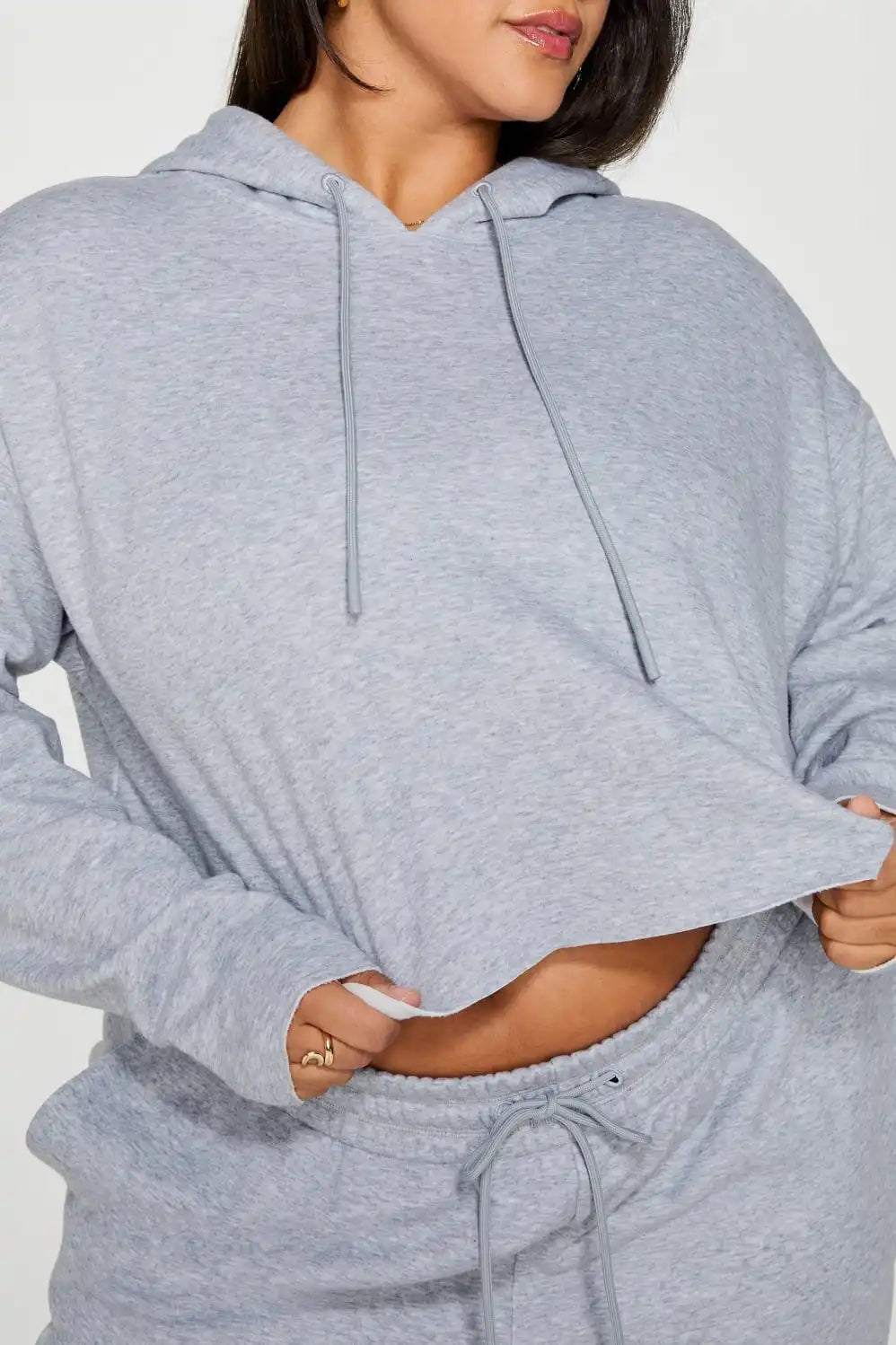Cozy Fleece Everyday Cropped Hoodie