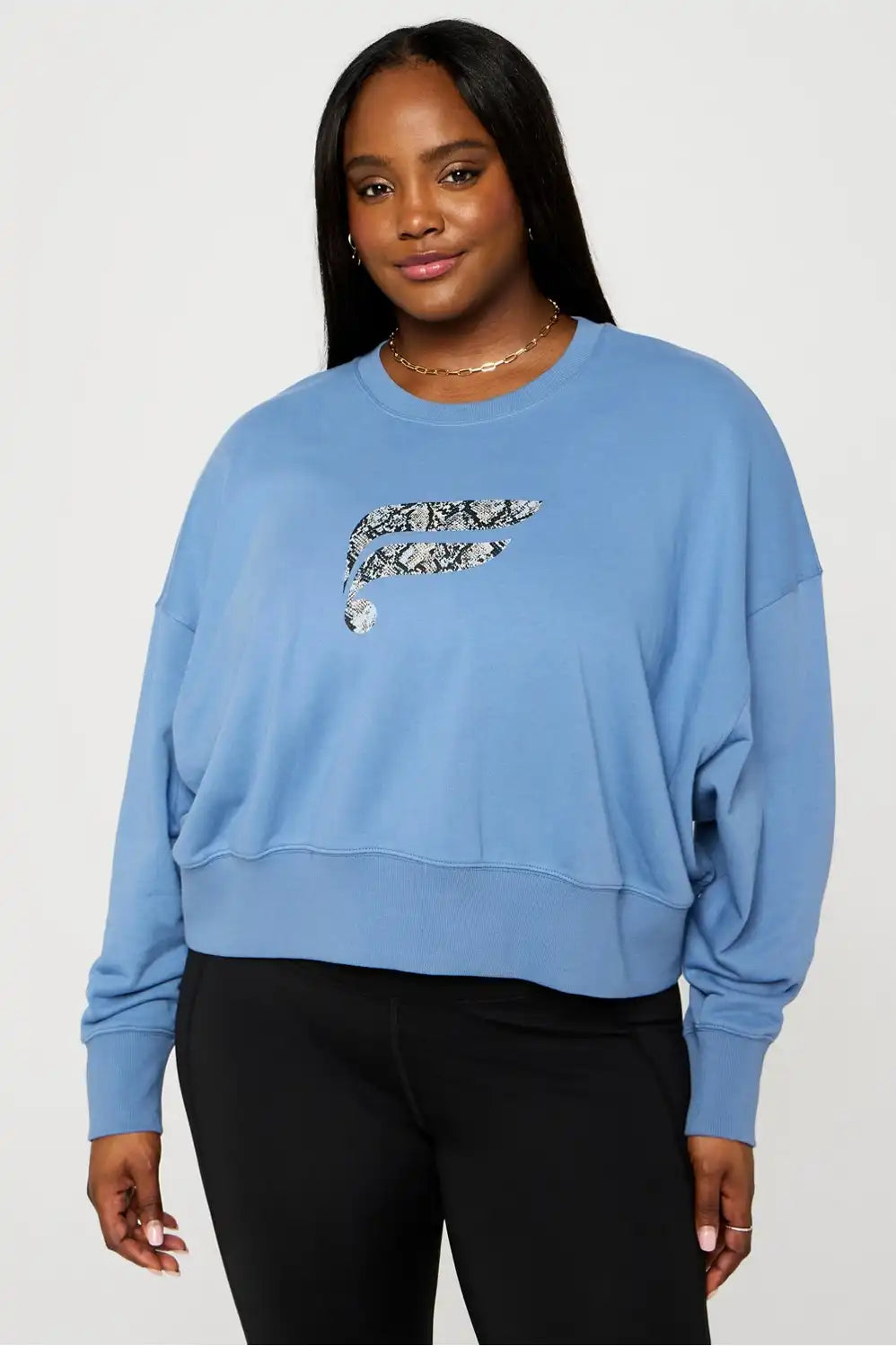 Year Round Terry Crew Neck Sweatshirt