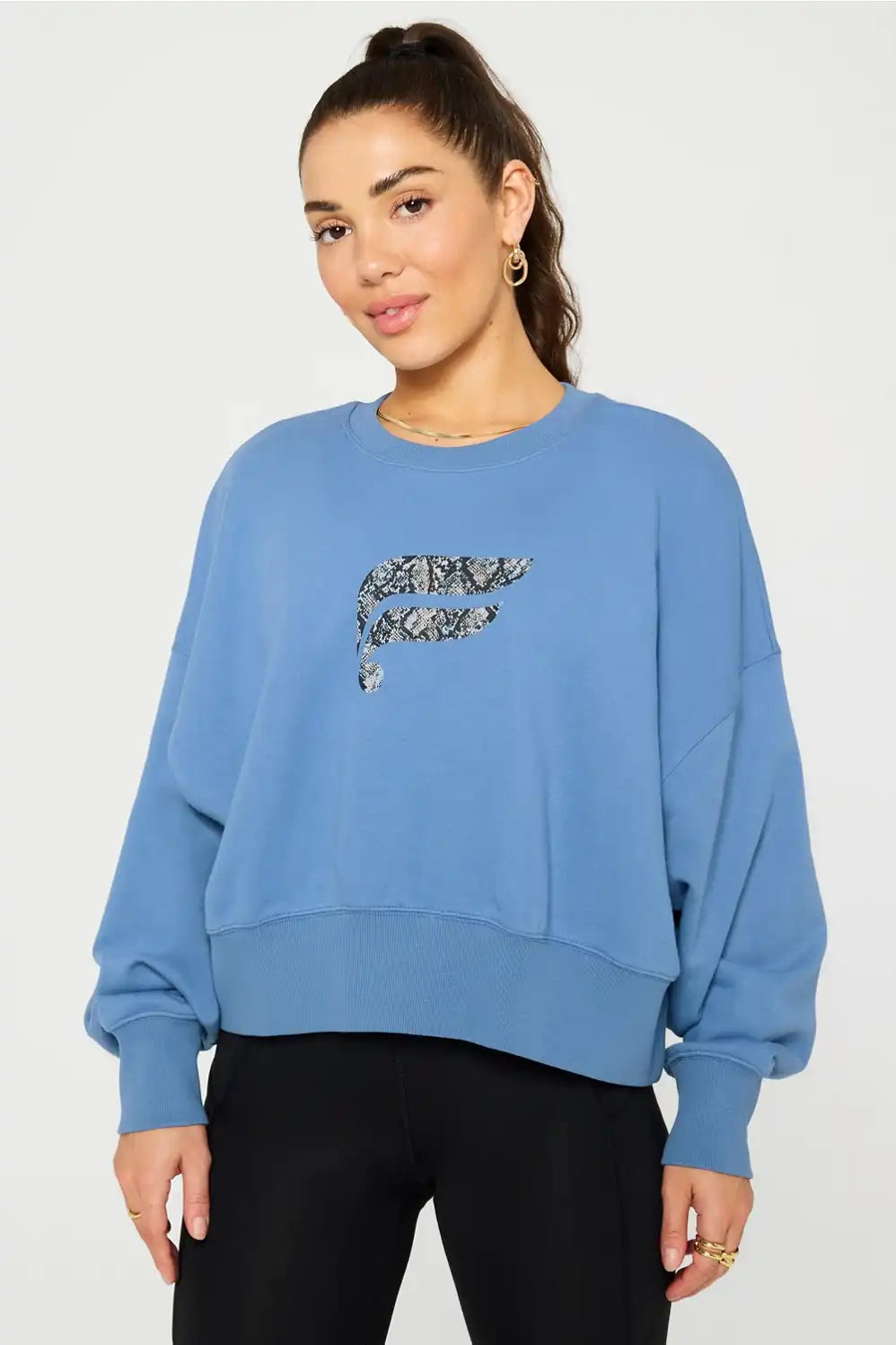 Year Round Terry Crew Neck Sweatshirt Main image