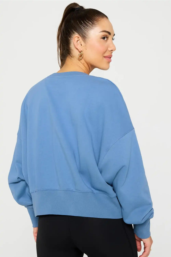 Year Round Terry Crew Neck Sweatshirt
