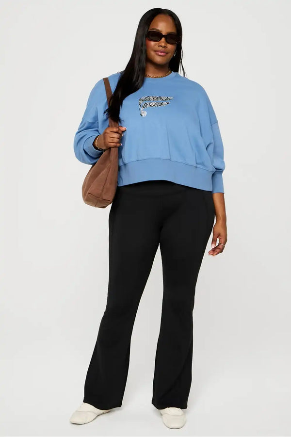 Year Round Terry Crew Neck Sweatshirt