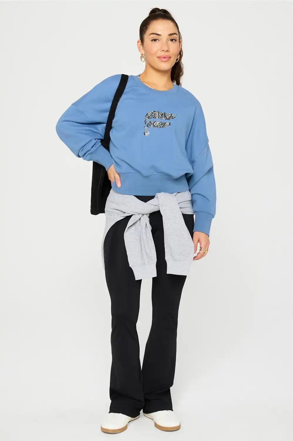 Year Round Terry Crew Neck Sweatshirt