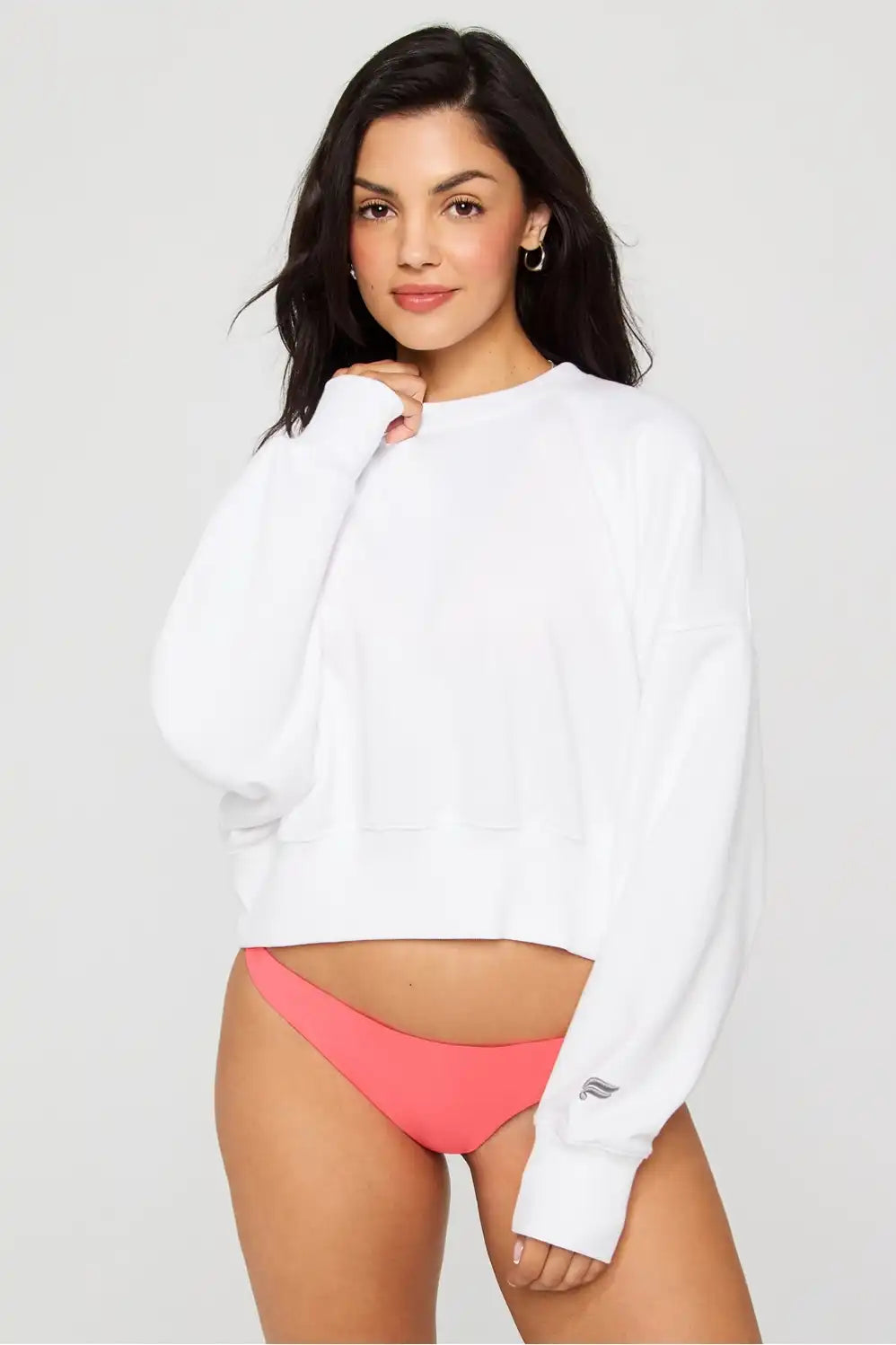 Year Round Terry Crew Neck Sweatshirt Secondary image