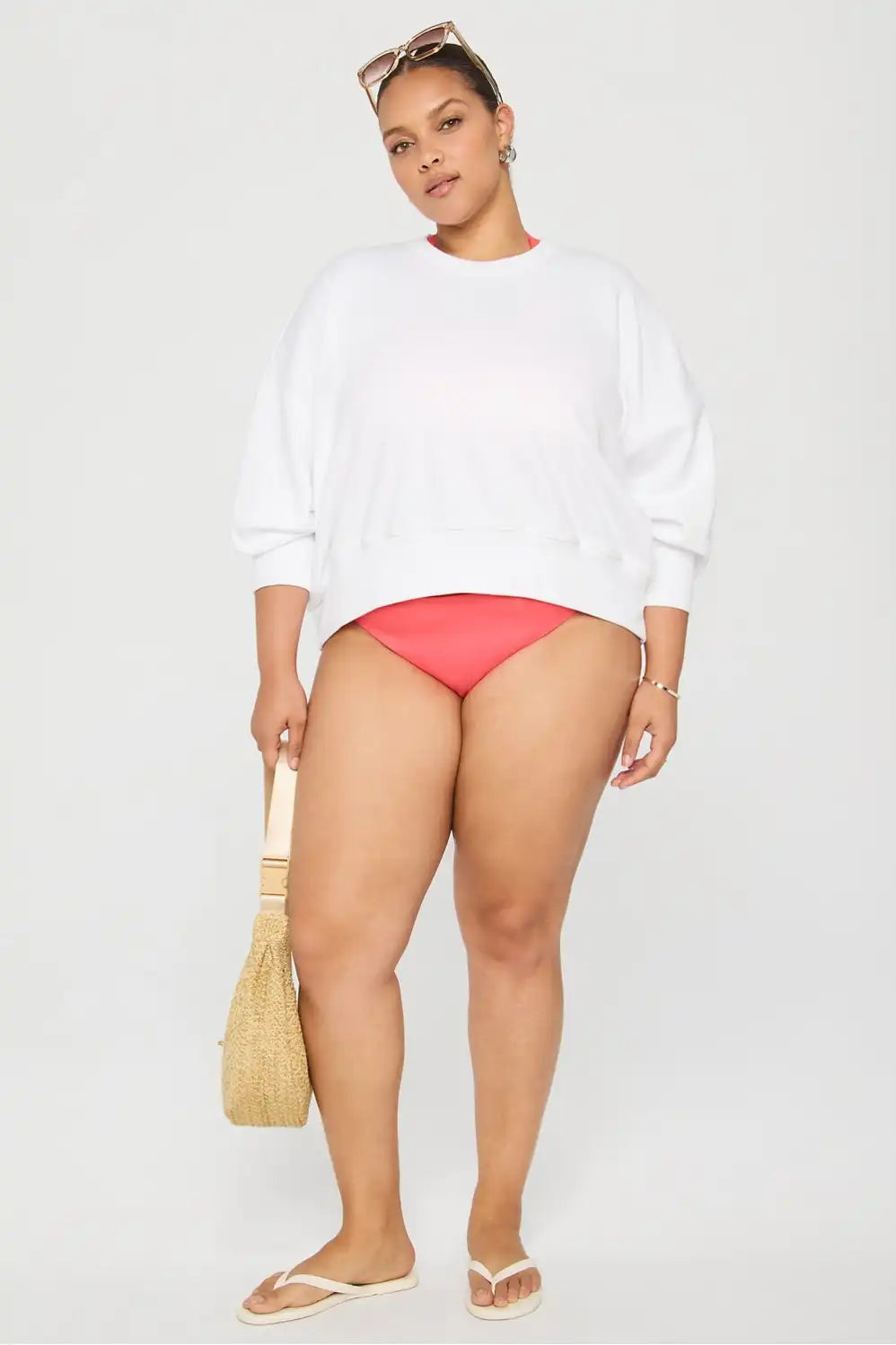 Year Round Terry Crew Neck Sweatshirt