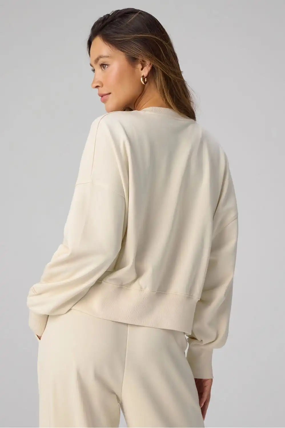Year Round Terry Crew Neck Sweatshirt