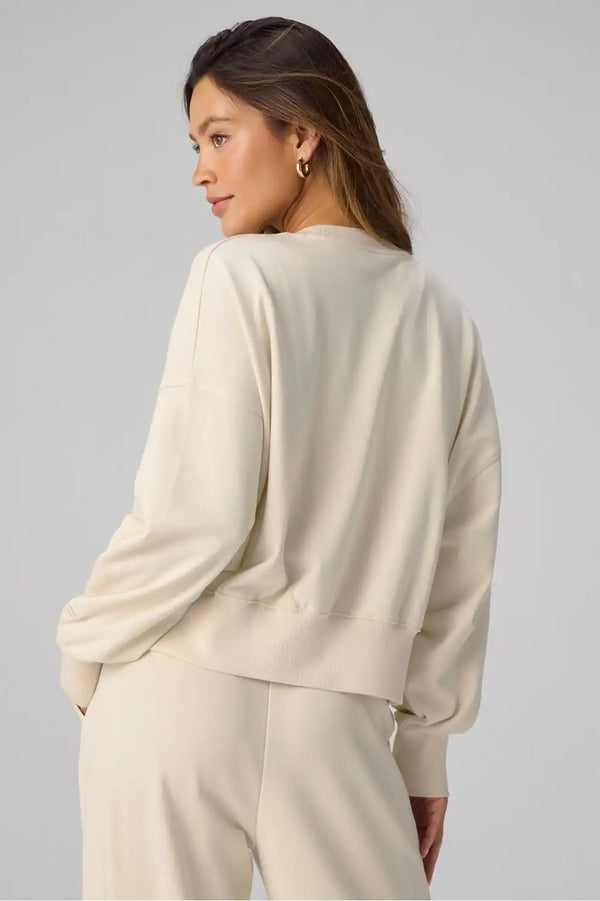 Year Round Terry Crew Neck Sweatshirt