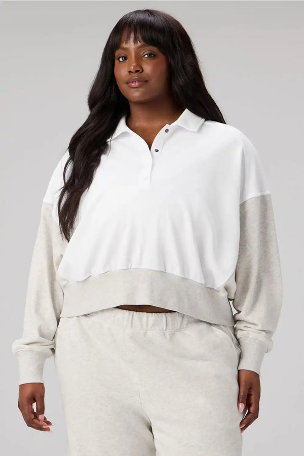Year Round Terry Snap Front Sweatshirt