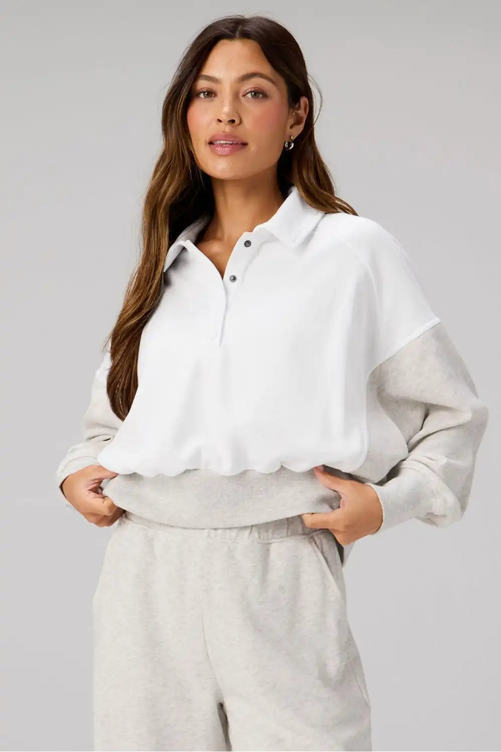 Year Round Terry Snap Front Sweatshirt
