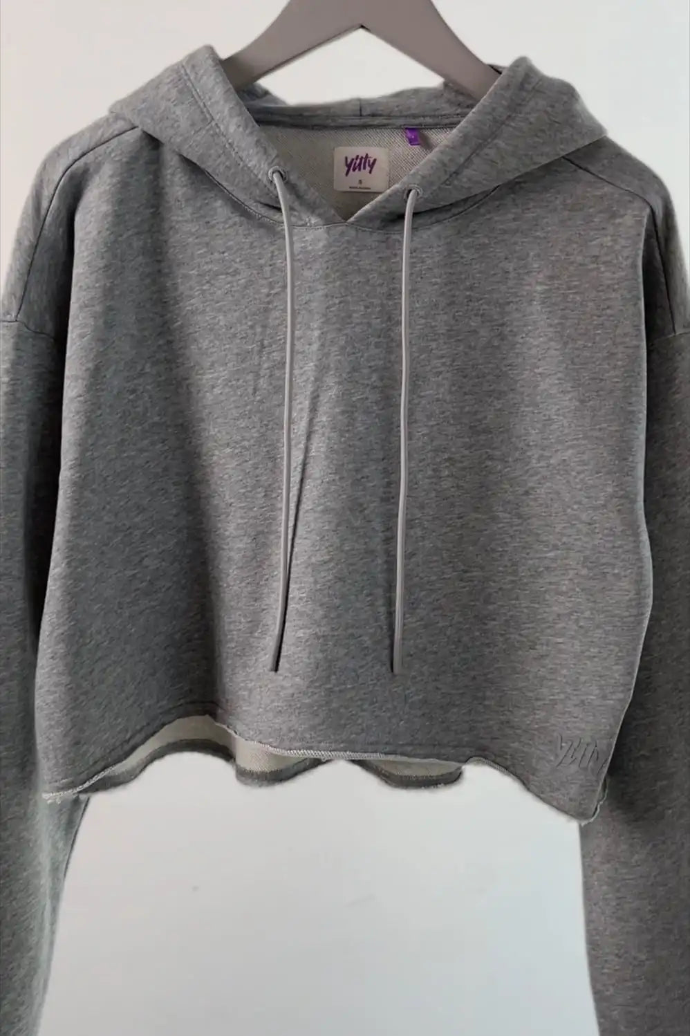 Year Round Terry Cropped Hoodie