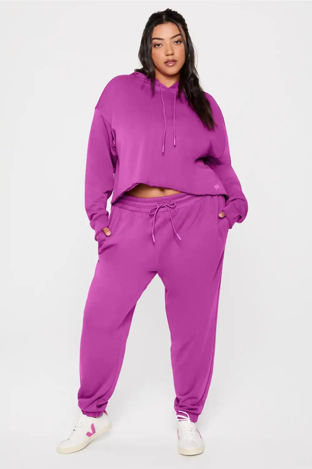 Year Round Terry Cropped Hoodie
