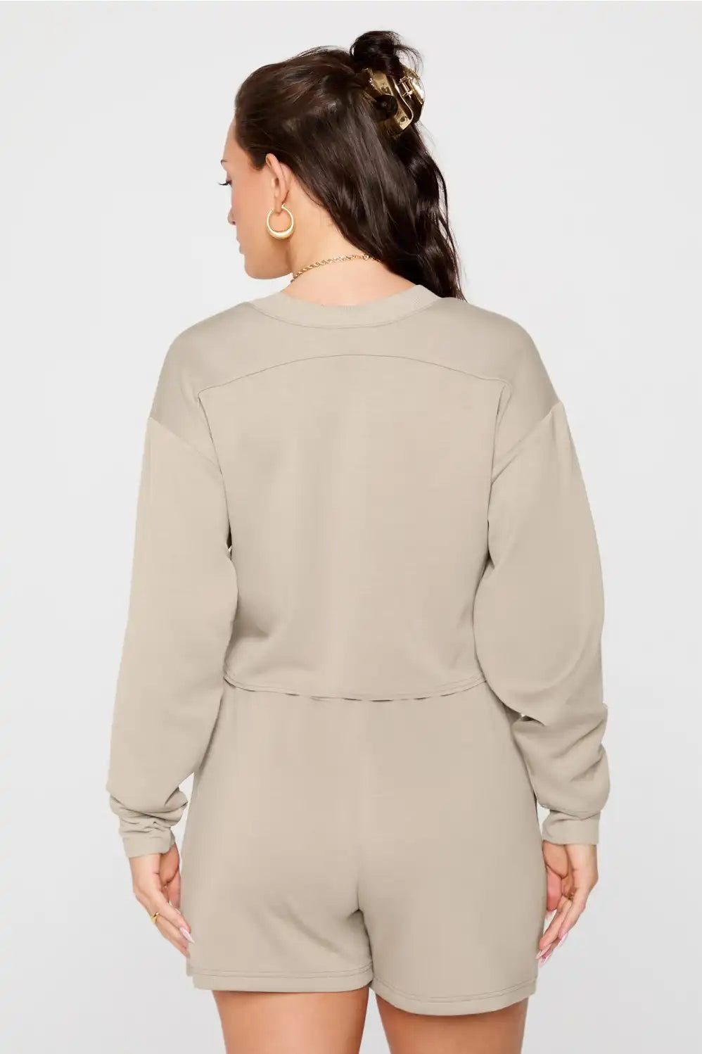 So Sleek Modal Cropped Sweatshirt