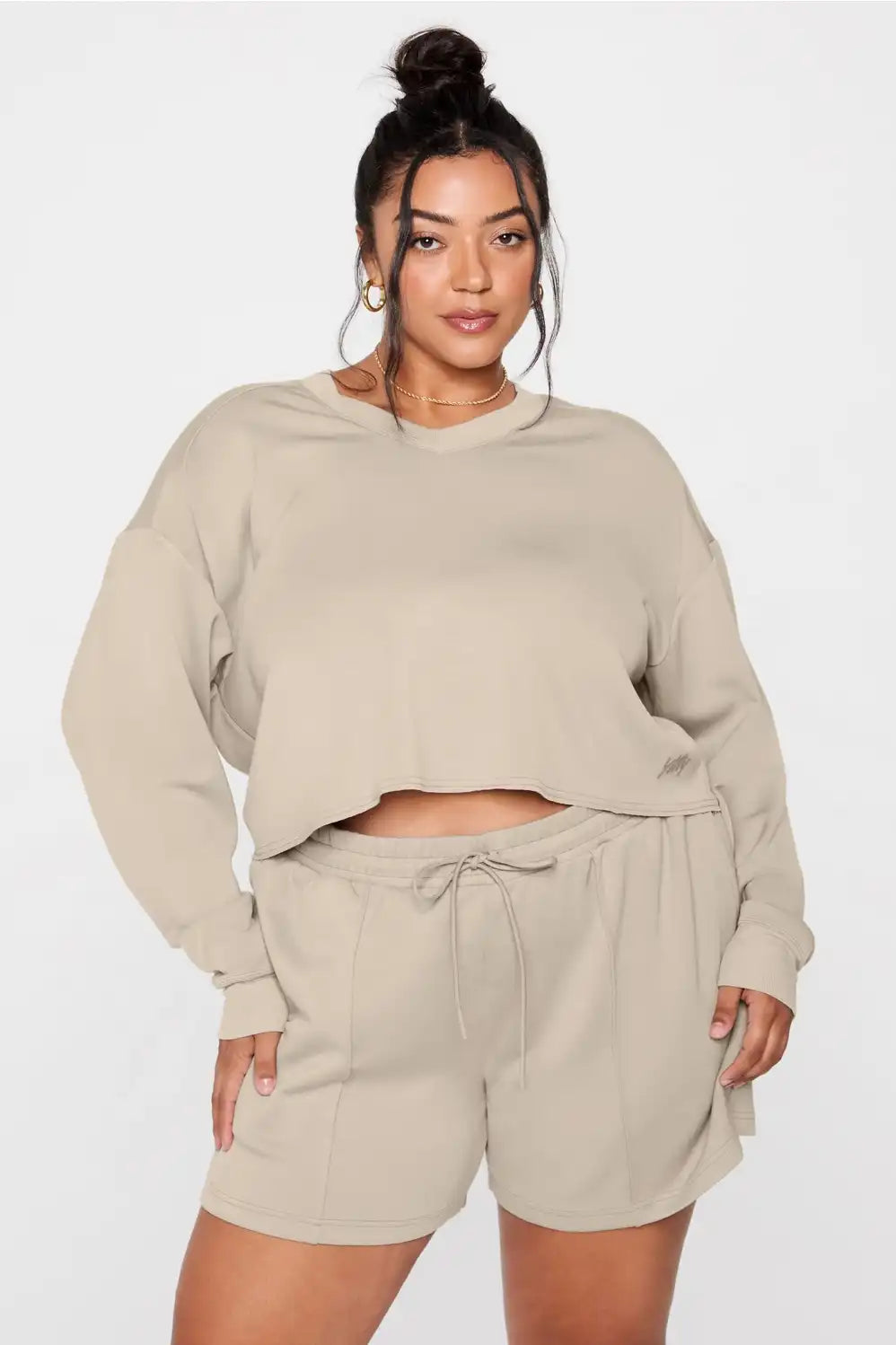 So Sleek Modal Cropped Sweatshirt