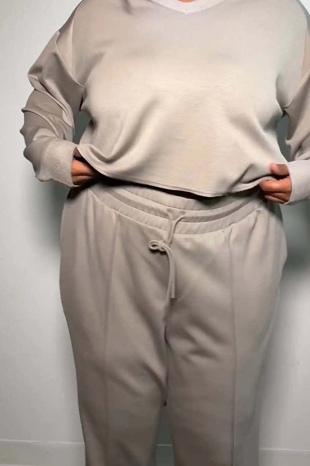 So Sleek Modal Cropped Sweatshirt