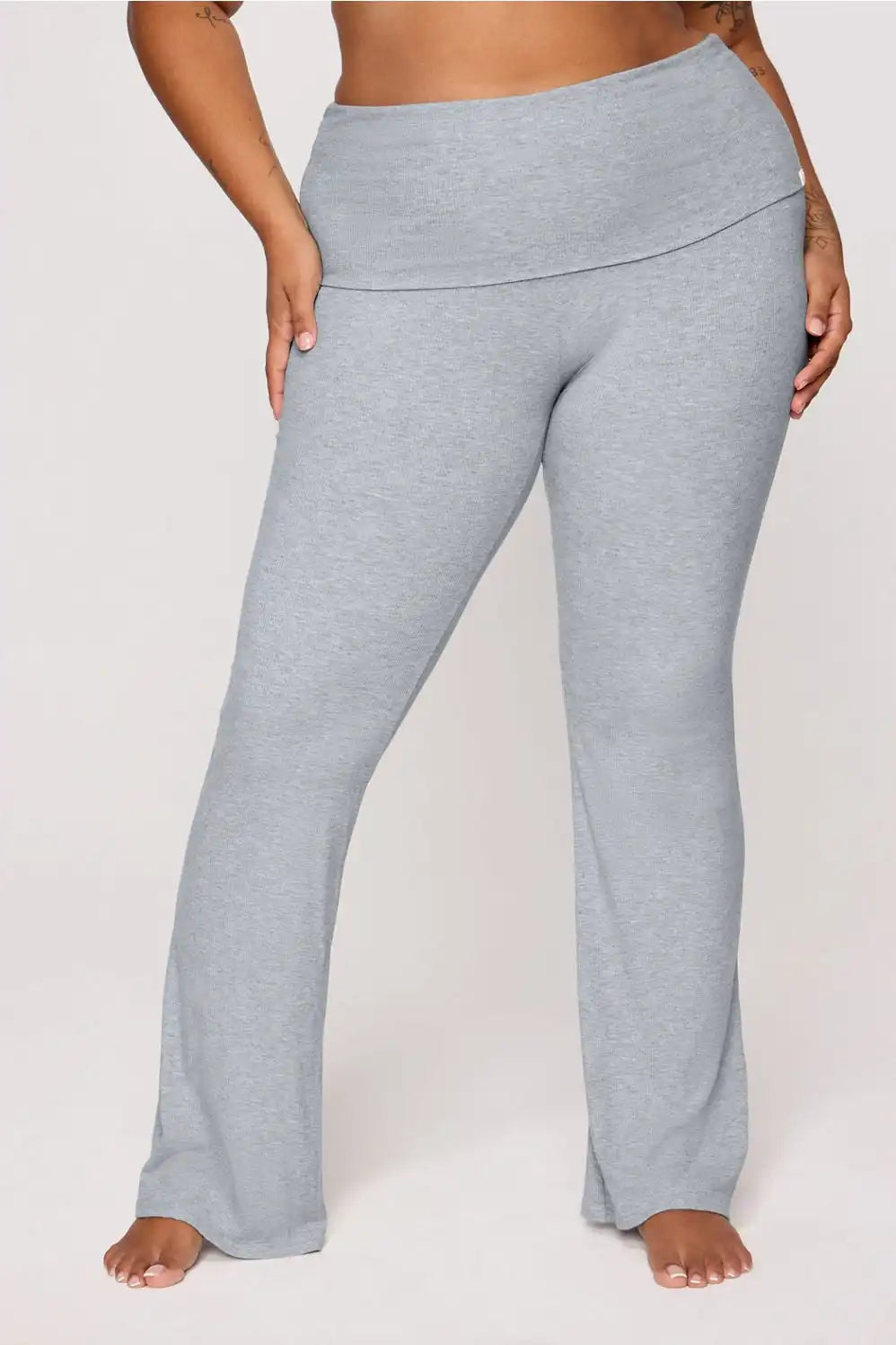 Soft Rib Foldover Pant