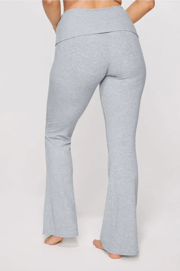 Soft Rib Foldover Pant