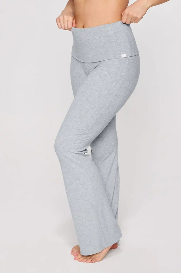 Soft Rib Foldover Pant