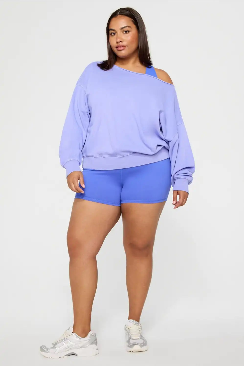 Year Round Terry Off Shoulder Sweatshirt