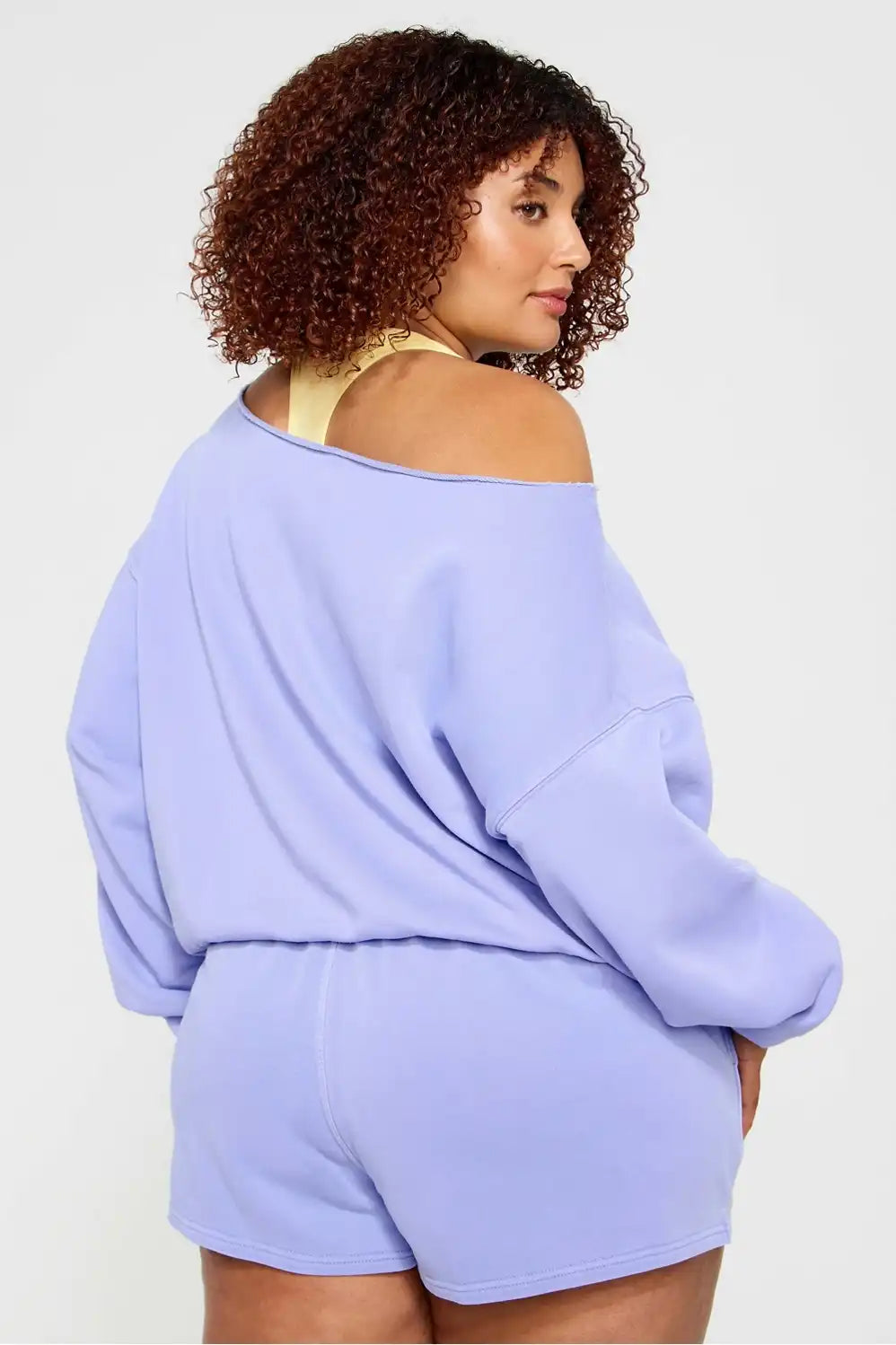 Year Round Terry Off Shoulder Sweatshirt