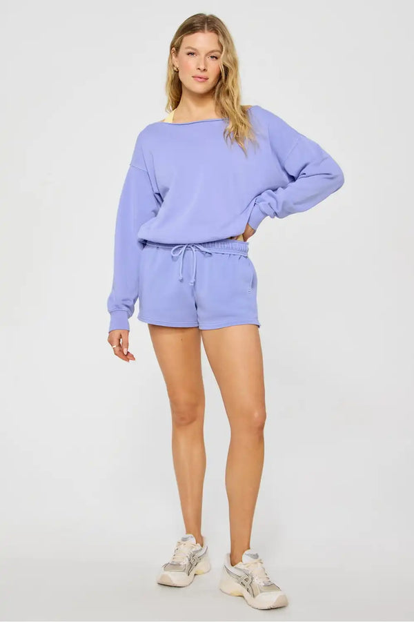 Year Round Terry Off Shoulder Sweatshirt