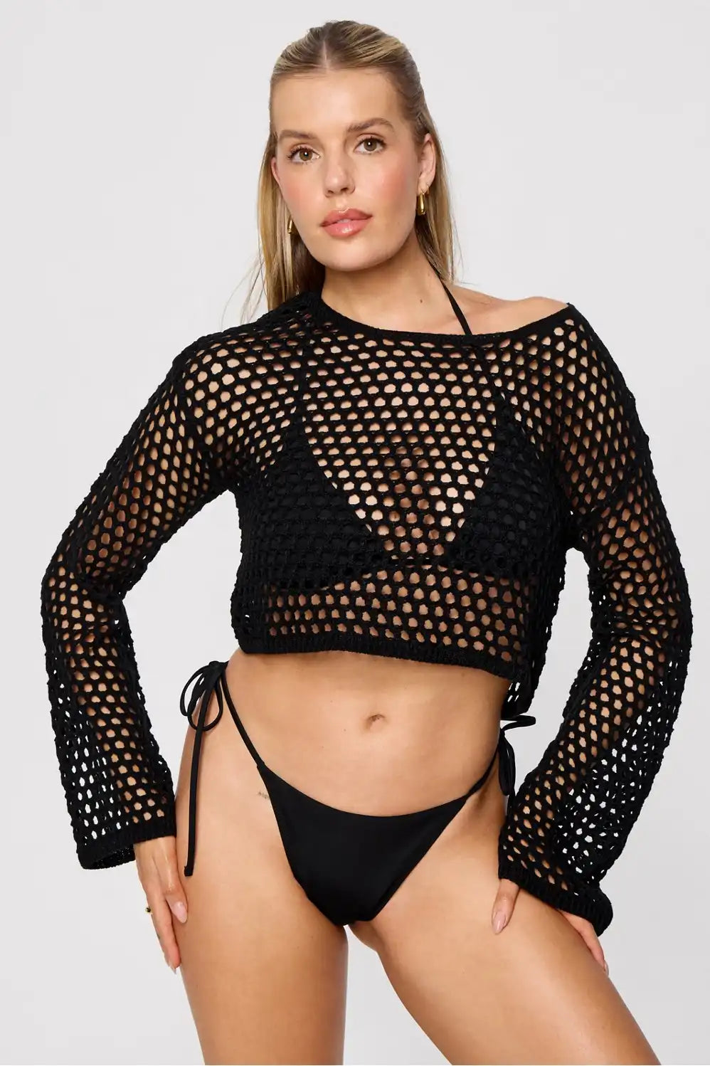 Crochet Long Sleeve Top Main image