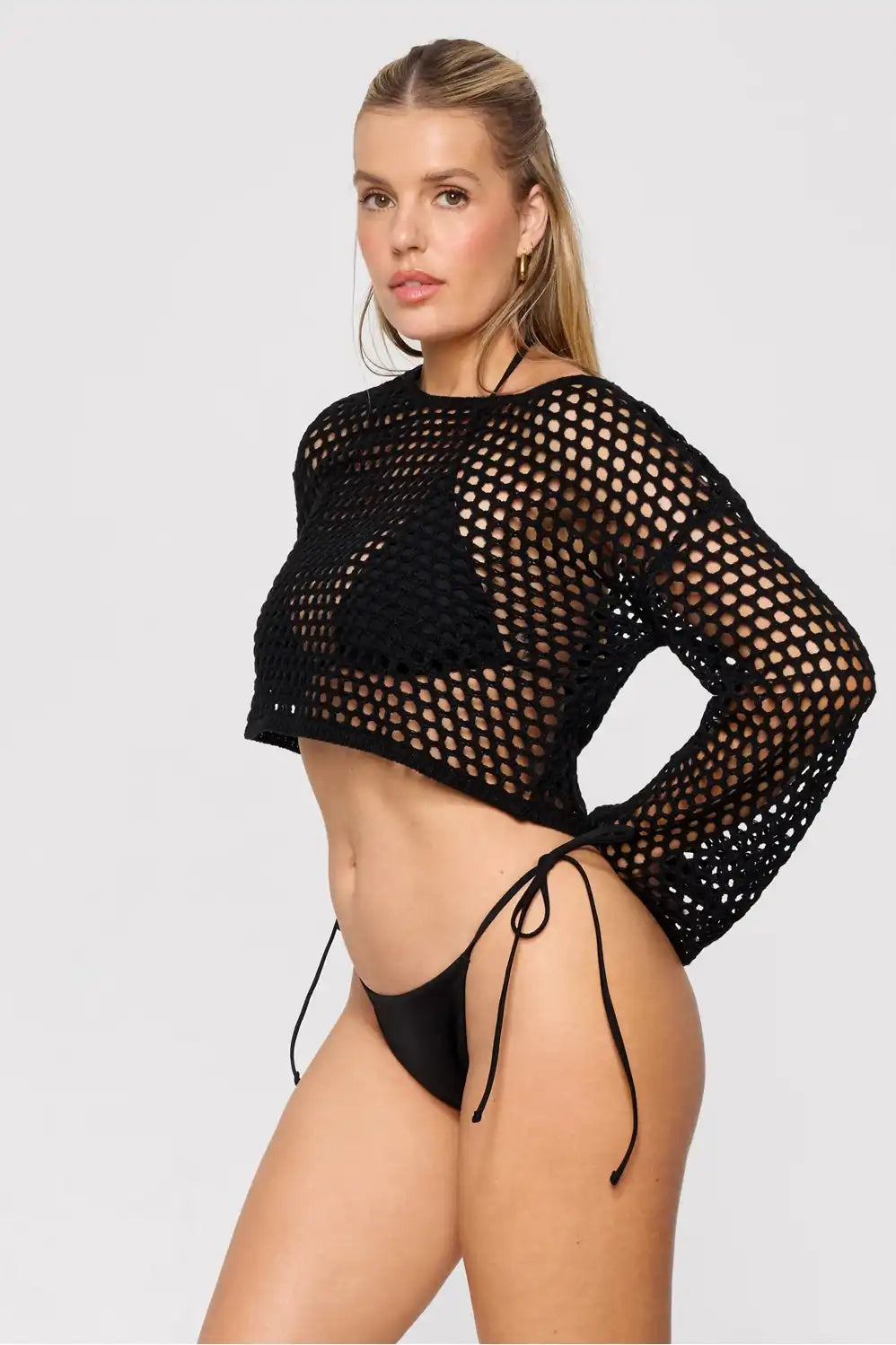 Crochet Long Sleeve Top