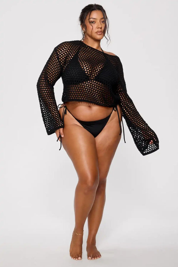Crochet Long Sleeve Top