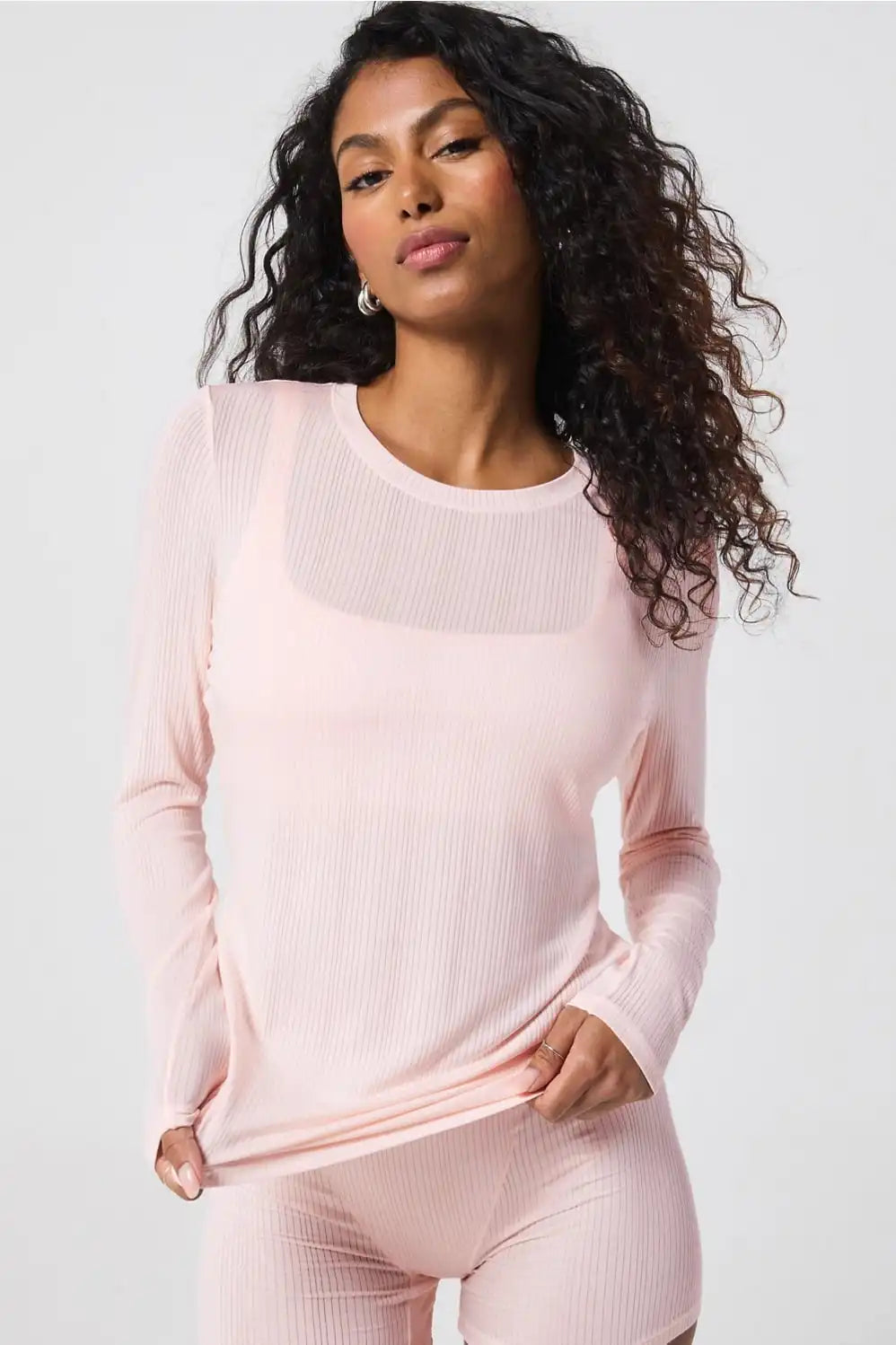 Luxe360 Rib Long-Sleeve Top Main image