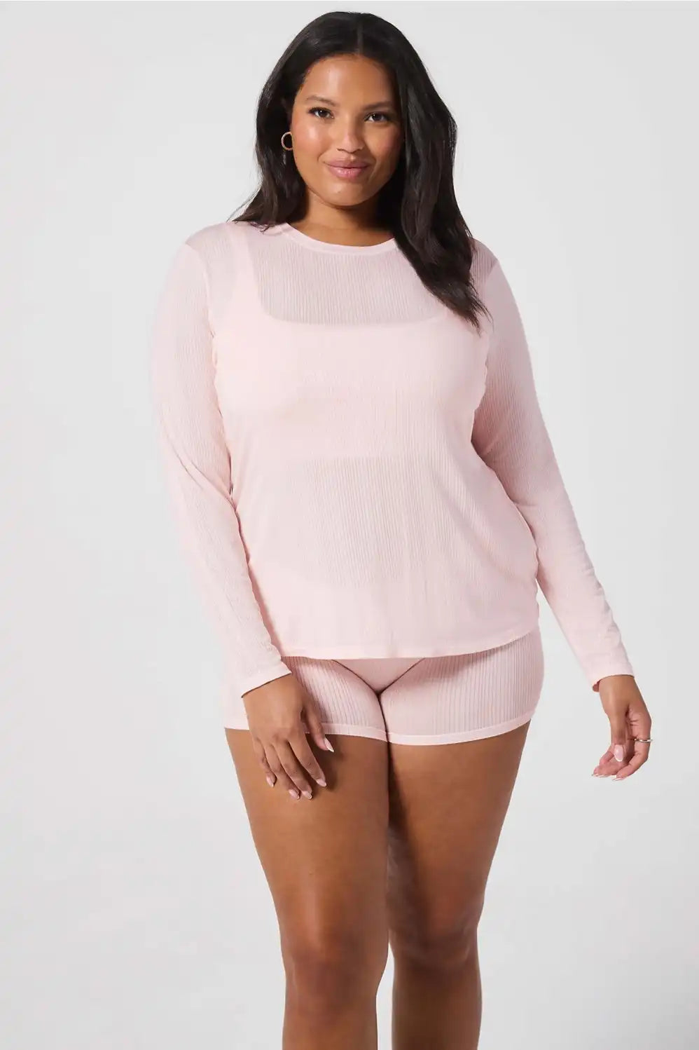 Luxe360 Rib Long-Sleeve Top