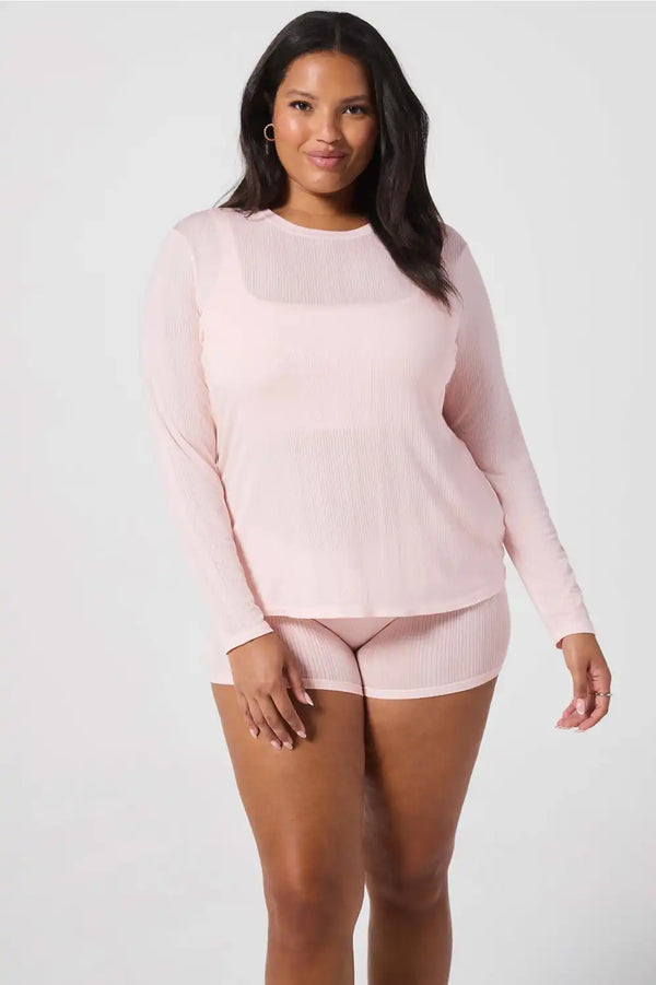 Luxe360 Rib Long-Sleeve Top