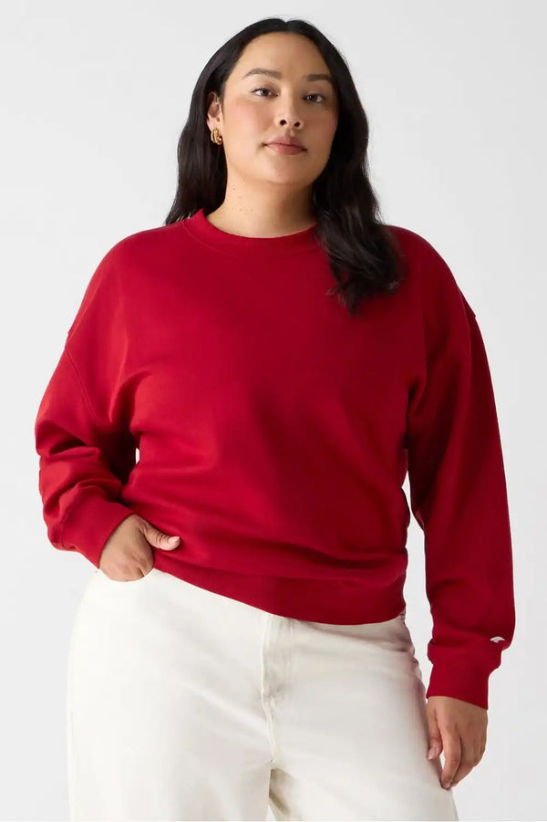 Cozy Fleece Crew Neck Sweatshirt