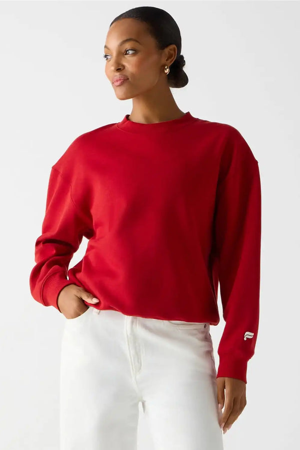 Cozy Fleece Crew Neck Sweatshirt