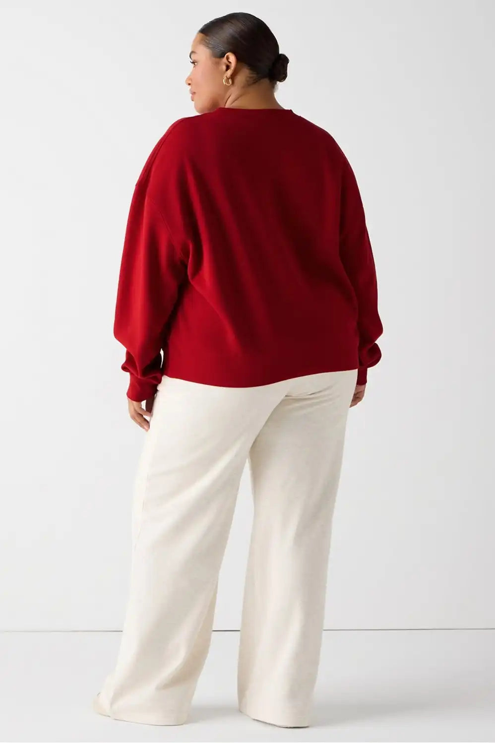 Cozy Fleece Crew Neck Sweatshirt