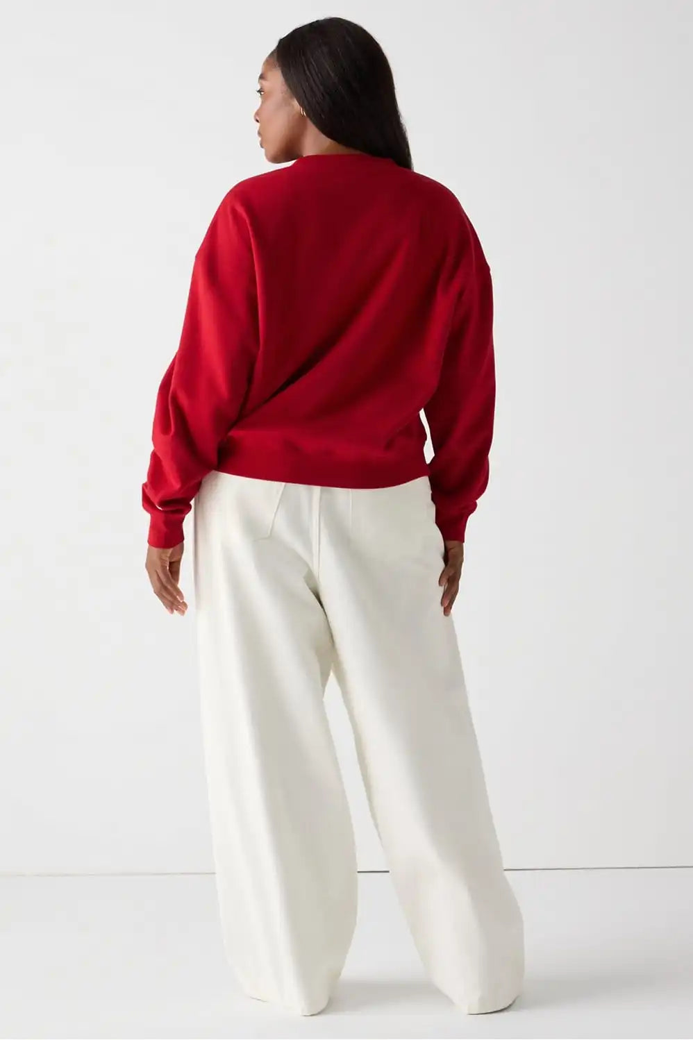 Cozy Fleece Crew Neck Sweatshirt