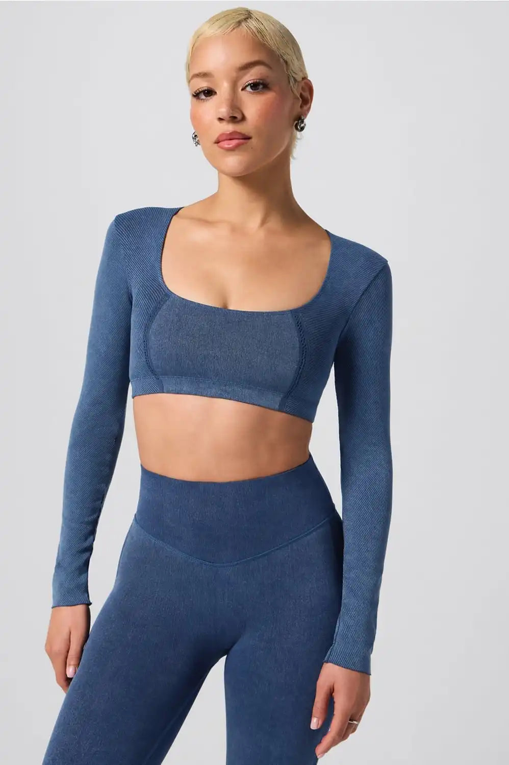Denim Look Long Sleeve