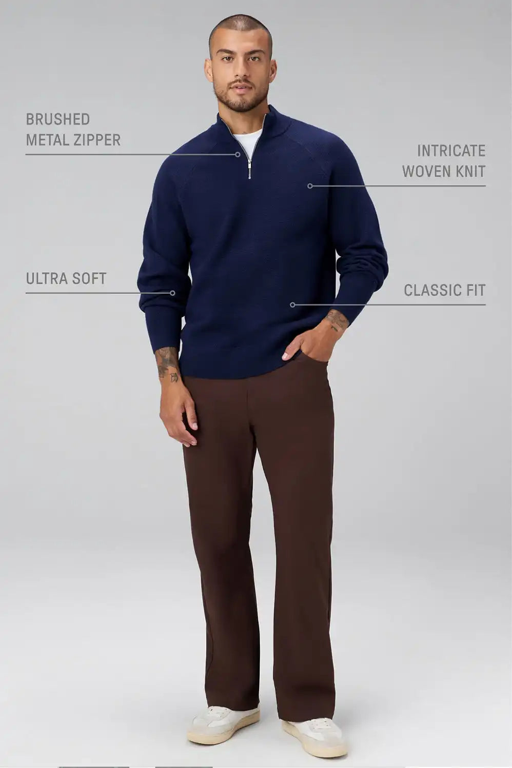 The Softtouch Sweater (Quarter Zip)