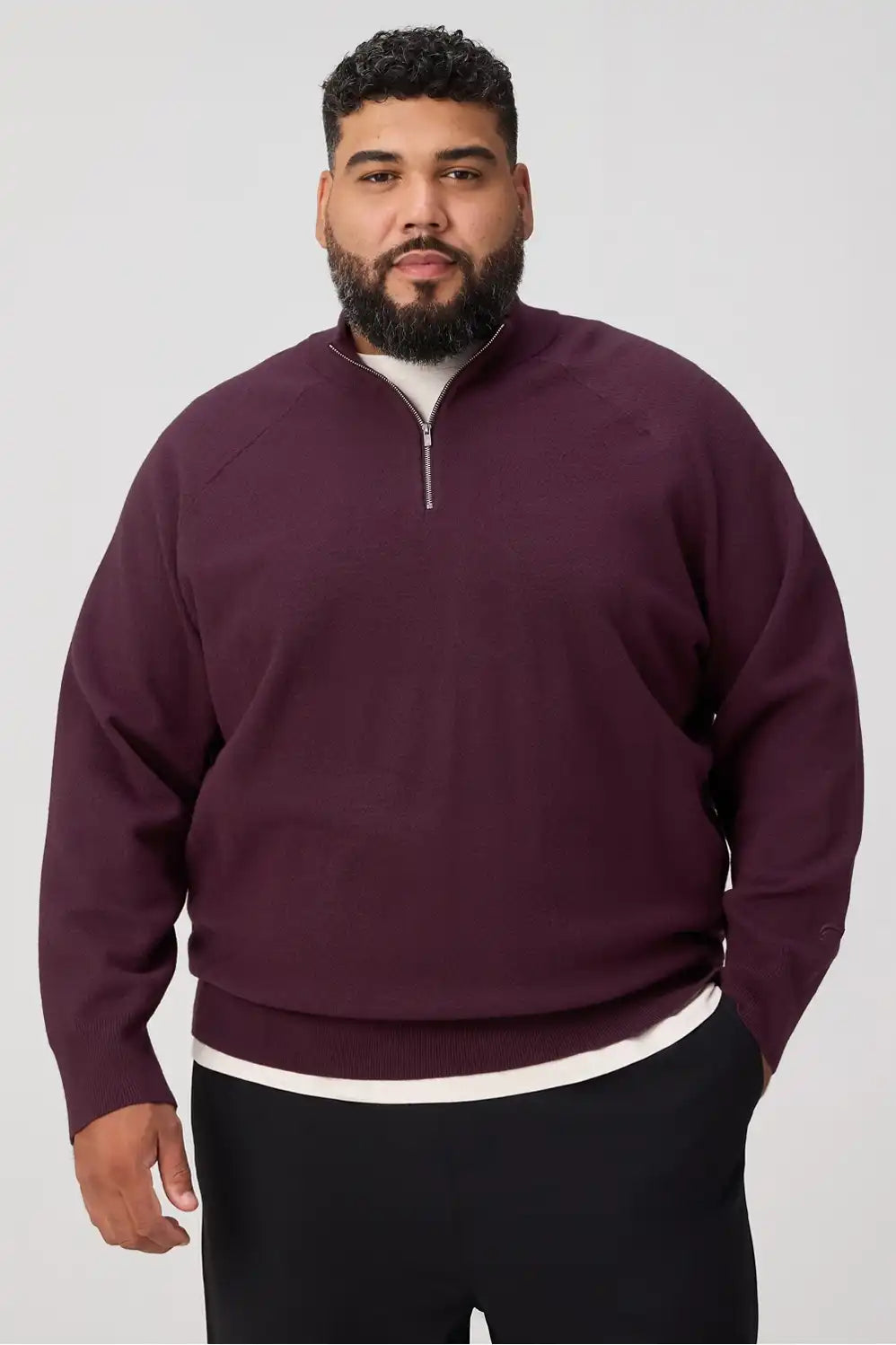 The SoftTouch Quarter Zip Sweater